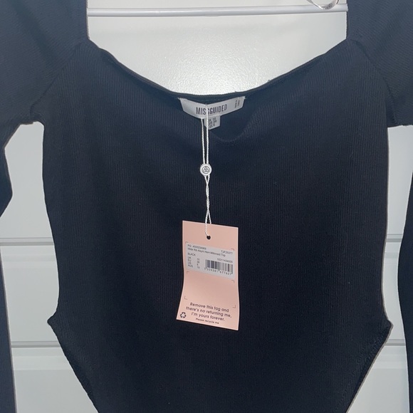 Misguided Asymmetric Milkmaid Top - Picture 4 of 4